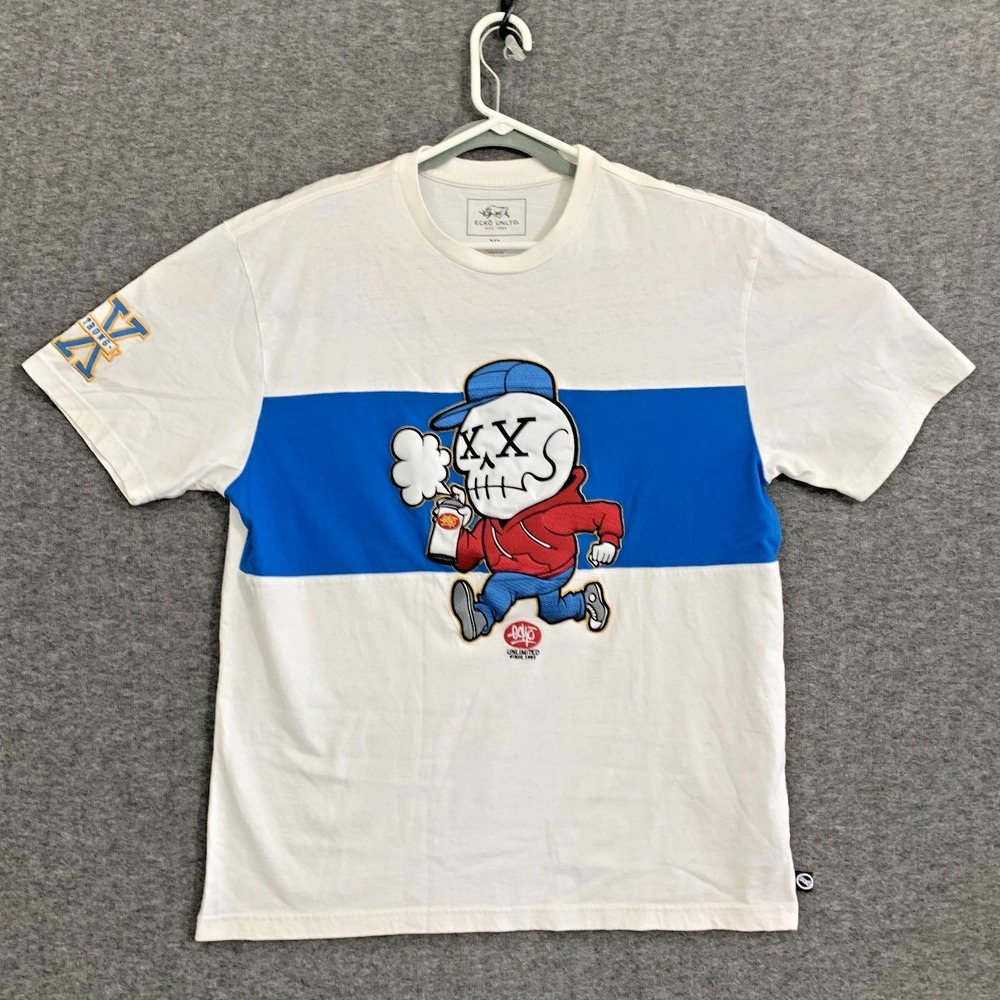 Ecko Unltd 93 Vandal‎ Guy Better Tee Shirt Men's XL Graffiti White Rap Tee